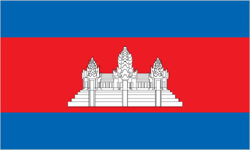 Silambam National Committee Cambodia Flag